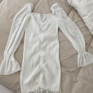 Princess Polly White Puff Sleeve Dress